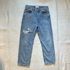 Agolde distressed jean